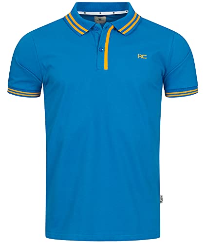 Rock Creek Herren Polo T-Shirts Basic Shirt Kurzarm Poloshirt Polohemd Slim Fit Sommer Shirts Männer T Shirt Top Polokragen H-283 Blau M von Rock Creek