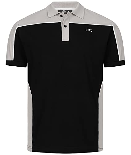 Rock Creek Herren Polo T-Shirts Basic Shirt Kurzarm Poloshirt Polohemd Slim Fit Sommer Shirts Männer T Shirt Top Polokragen H-305 Grau 2XL von Rock Creek