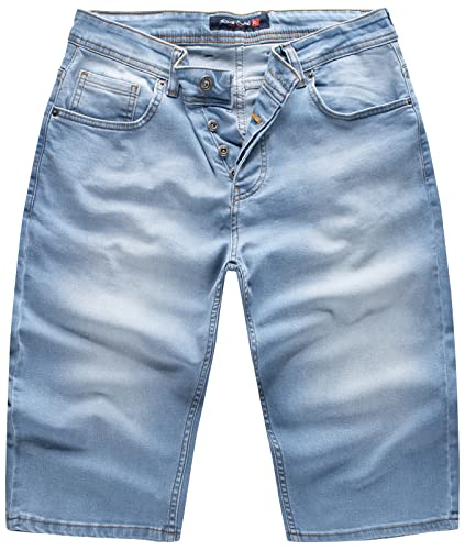 Rock Creek Herren Shorts Jeansshorts Denim Short Kurze Hose Herrenshorts Jeans Sommer Hose Lang Bermuda Hose RC-2359 Blau W32 von Rock Creek