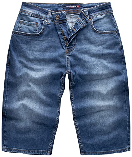 Rock Creek Herren Shorts Jeansshorts Denim Short Kurze Hose Herrenshorts Jeans Sommer Hose Lang Bermuda Hose RC-2359 Dunkelblau W32 von Rock Creek