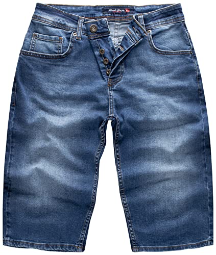 Rock Creek Herren Shorts Jeansshorts Denim Short Kurze Hose Herrenshorts Jeans Sommer Hose Lang Bermuda Hose RC-2359 Dunkelblau W33 von Rock Creek