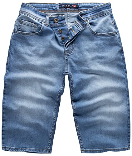 Rock Creek Herren Shorts Jeansshorts Denim Short Kurze Hose Herrenshorts Jeans Sommer Hose Lang Bermuda Hose RC-2359 Mittelblau W32 von Rock Creek