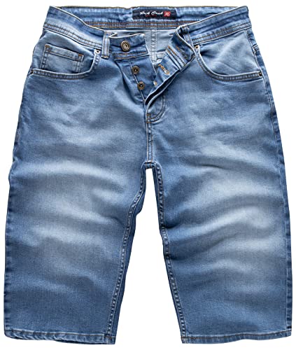 Rock Creek Herren Shorts Jeansshorts Denim Short Kurze Hose Herrenshorts Jeans Sommer Hose Lang Bermuda Hose RC-2359 Mittelblau W33 von Rock Creek