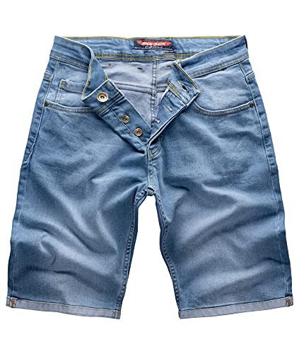 Rock Creek Herren Shorts Jeansshorts Denim Short Kurze Hose Herrenshorts Jeans Sommer Hose Stretch Bermuda Hose Blau RC-2201 Hellblau W30 von Rock Creek