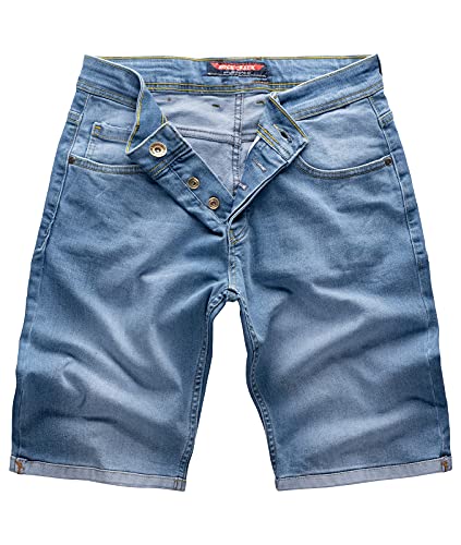 Rock Creek Herren Shorts Jeansshorts Denim Short Kurze Hose Herrenshorts Jeans Sommer Hose Stretch Bermuda Hose Blau RC-2201 Hellblau W31 von Rock Creek