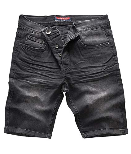 Rock Creek Herren Shorts Jeansshorts Denim Short Kurze Hose Herrenshorts Jeans Sommer Hose Stretch Bermuda Hose Grau RC-2202 Revogrey W29 von Rock Creek