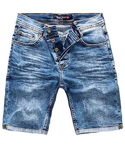 Rock Creek Herren Shorts Jeansshorts Denim Short Kurze Hose Herrenshorts Jeans Sommer Hose Stretch Bermuda Hose RC-2201 Blau W29 von Rock Creek