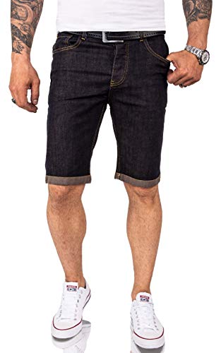 Rock Creek Herren Shorts Jeansshorts Denim Short Kurze Hose Herrenshorts Jeans Sommer Hose Stretch Bermuda Hose RC-2206 Dunkelblau W30 von Rock Creek