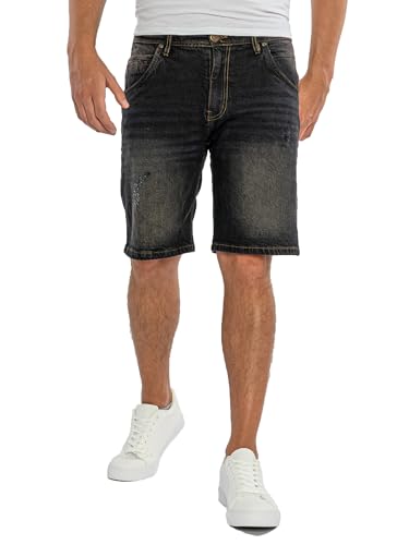 Rock Creek Herren Shorts Jeansshorts Denim Stretch Sommer Shorts Regular Fit Baumwolle Kurze Hose Jeans Shorts Sommerhose H-381 Dunkelgrau W36 von Rock Creek