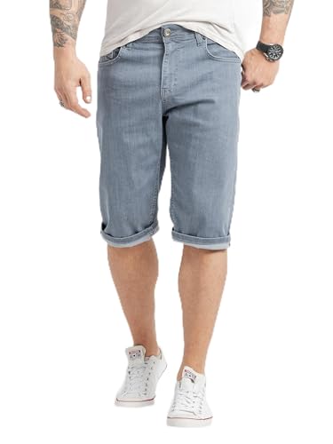 Rock Creek Herren Shorts Jeansshorts Denim Stretch Sommer Shorts Regular Fit Baumwolle Kurze Hose Jeans Shorts Sommerhose RC-2419 Grau W30 von Rock Creek