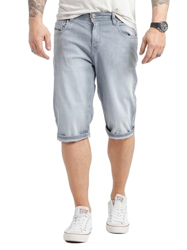 Rock Creek Herren Shorts Jeansshorts Denim Stretch Sommer Shorts Regular Fit Baumwolle Kurze Hose Jeans Shorts Sommerhose RC-2420 Grau W34 von Rock Creek