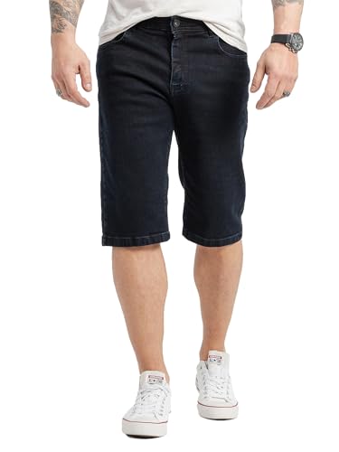 Rock Creek Herren Shorts Jeansshorts Denim Stretch Sommer Shorts Regular Fit Baumwolle Kurze Hose Jeans Shorts Sommerhose RC-2422 Dunkelblau W34 von Rock Creek