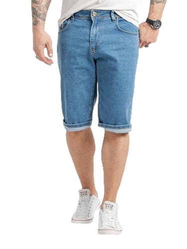 Rock Creek Herren Shorts Jeansshorts Denim Stretch Sommer Shorts Regular Fit Baumwolle Kurze Hose Jeans Shorts Sommerhose RC-2424 Blau W31 von Rock Creek