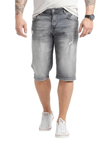 Rock Creek Herren Shorts Jeansshorts Denim Stretch Sommer Shorts Regular Fit Baumwolle Kurze Hose Jeans Shorts Sommerhose RC-2428 Grau W30 von Rock Creek