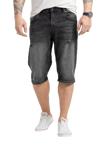 Rock Creek Herren Shorts Jeansshorts Denim Stretch Sommer Shorts Regular Fit Baumwolle Kurze Hose Jeans Shorts Sommerhose RC-2429 Dunkelgrau W34 von Rock Creek