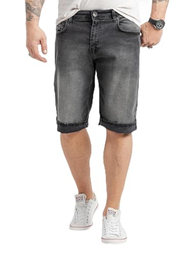 Rock Creek Herren Shorts Jeansshorts Denim Stretch Sommer Shorts Regular Fit Baumwolle Kurze Hose Jeans Shorts Sommerhose RC-2430 Dunkelgrau W29 von Rock Creek