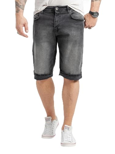 Rock Creek Herren Shorts Jeansshorts Denim Stretch Sommer Shorts Regular Fit Baumwolle Kurze Hose Jeans Shorts Sommerhose RC-2430 Dunkelgrau W44 von Rock Creek