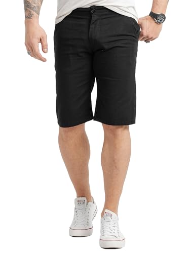 Rock Creek Herren Shorts Leinenshorts Chino Bermuda Sommer Shorts Regular Fit Leinen Kurze Hose Stoff Shorts Sommerhose RC-2370 Schwarz W36 Rock Creek Herren Shorts Leinenshorts Chino Bermuda Sommer Shorts Regular Fit Leinen Kurze Hose Stoff Shorts Sommerhose RC-2370 Schwarz W36 von Rock Creek