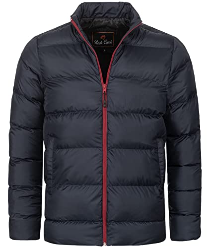 Rock Creek Herren Steppjacke Übergangsjacke Leicht Herrenjacke Männer Jacken Stepp Jacken mit Kapuze Daunenjacke Thremojacke H-315 Dunkelblau S von Rock Creek