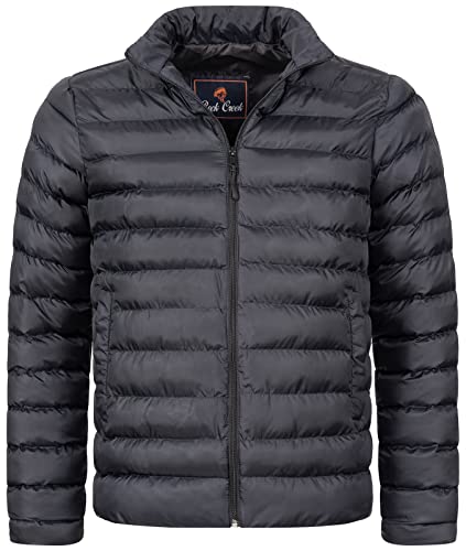 Rock Creek Herren Steppjacke Übergangsjacke Leicht Herrenjacke Männer Jacken Stepp Jacken mit Kapuze Daunenjacke Thremojacke H-320 Navy 2XL von Rock Creek