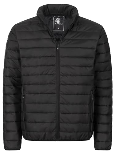 Rock Creek Herren Steppjacke Übergangsjacke Leicht Herrenjacke Männer Jacken Stepp Jacken mit Kapuze Daunenjacke Thremojacke H-353 Schwarz 2XL von Rock Creek