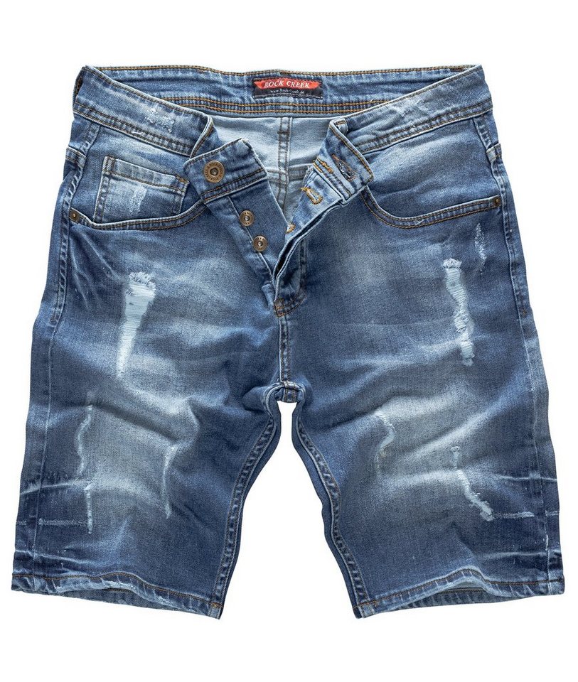 Rock Creek Jeansshorts Herren Shorts Denim Blau RC-2123 von Rock Creek