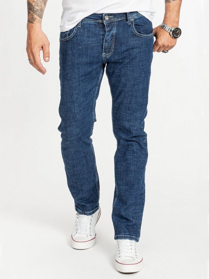 Rock Creek Regular-fit-Jeans Herren Jeans Stonewashed Blau RC-2407 Rock Creek Regular-fit-Jeans Herren Jeans Stonewashed Blau RC-2407 von Rock Creek