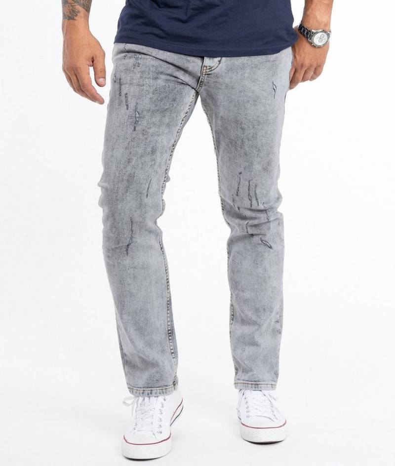 Rock Creek Regular-fit-Jeans Herren Jeans Stonewashed Grau RC-2106 von Rock Creek
