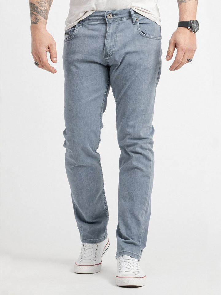 Rock Creek Regular-fit-Jeans Herren Jeans Stonewashed Grau RC-2415 von Rock Creek