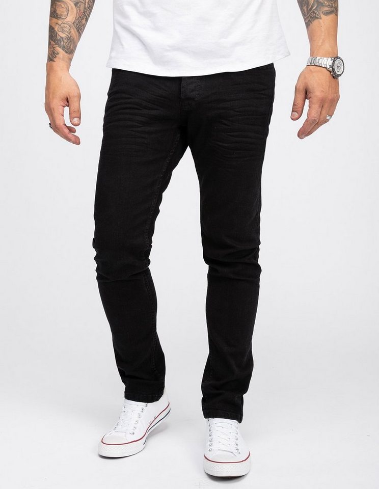 Rock Creek Slim-fit-Jeans Herren Jeans Slim Fit Schwarz RC-2146 von Rock Creek