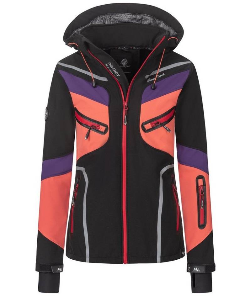 Rock Creek Softshelljacke Damen Softshelljacke Wanderjacke D-465 von Rock Creek