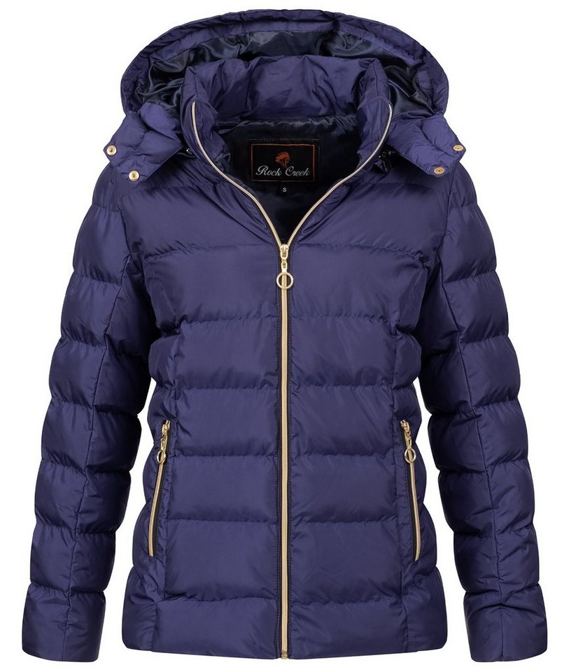 Rock Creek Steppjacke Damen Steppjacke mit Kapuze D-489 von Rock Creek