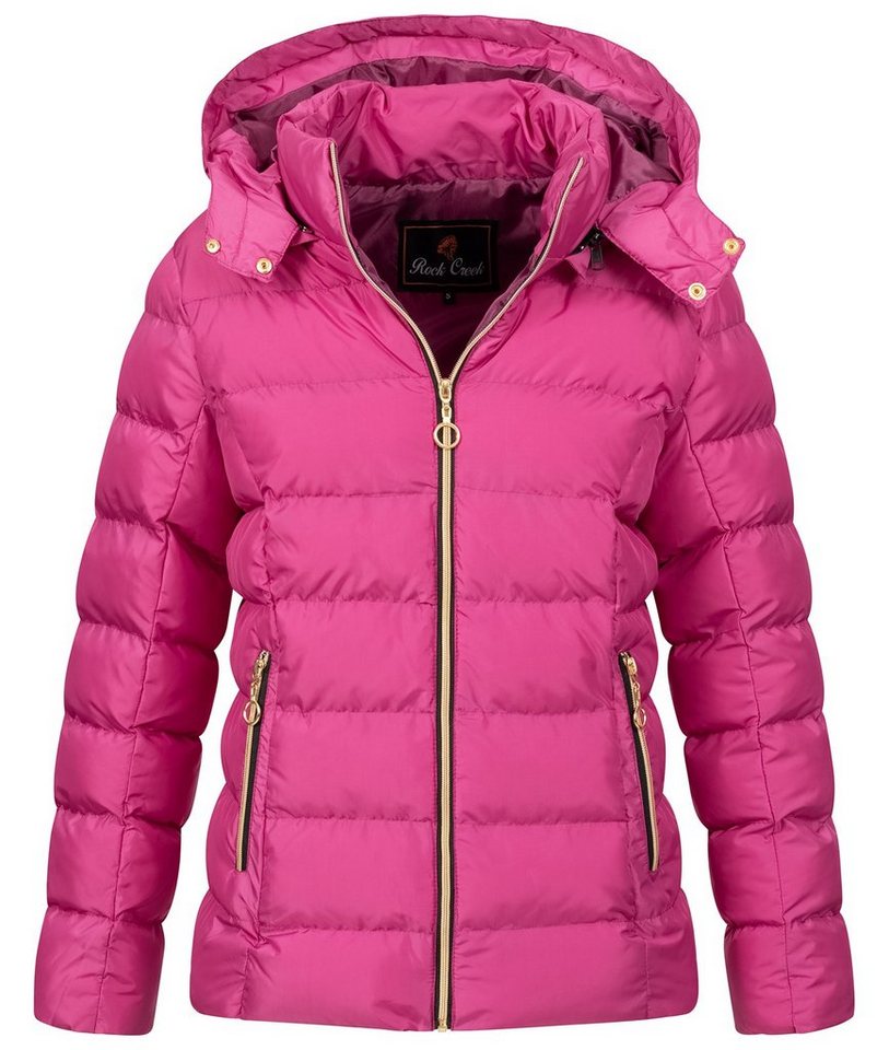 Rock Creek Steppjacke Damen Steppjacke mit Kapuze D-489 von Rock Creek