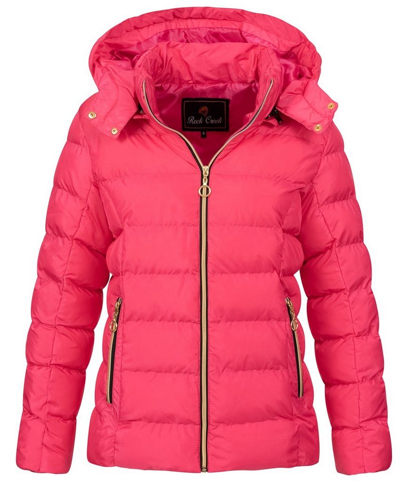 Rock Creek Steppjacke Damen Steppjacke mit Kapuze D-489 von Rock Creek