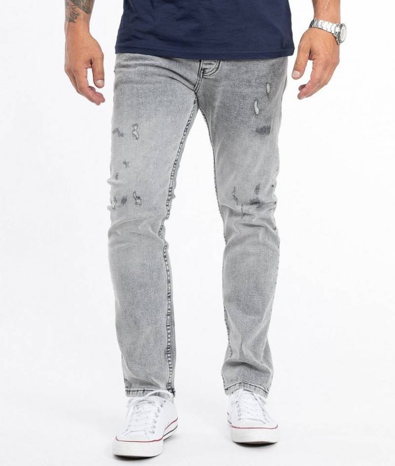 Rock Creek Straight-Jeans Herren Jeans Stonewashed Grau RC-2360 von Rock Creek