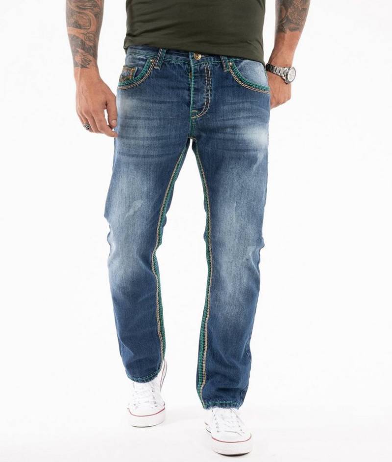 Rock Creek Straight-Jeans Herren Jeans dicke Nähte RC-2369 Rock Creek Straight-Jeans Herren Jeans dicke Nähte RC-2369 von Rock Creek