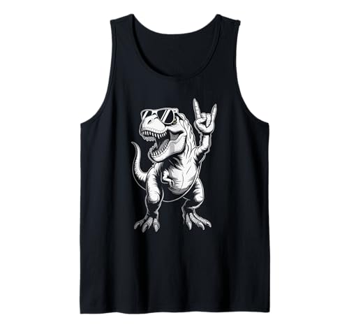 Lustig Dinosaurier Rock Musik T-Rex Tyrannosaurus rex Kinder Tank Top Lustig Dinosaurier Rock Musik T-Rex Tyrannosaurus rex Kinder Tank Top von Rock Dinosaurier T-Rex Musik