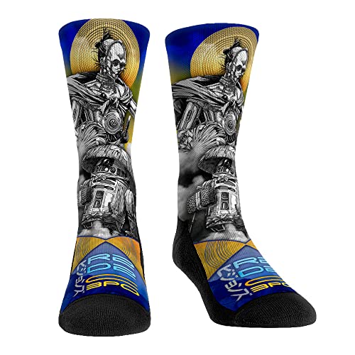 Star Wars: Visions Super Premium Socken, Aufgehende Sonne – R2-d2 & C-3po, Medium von Rock 'Em