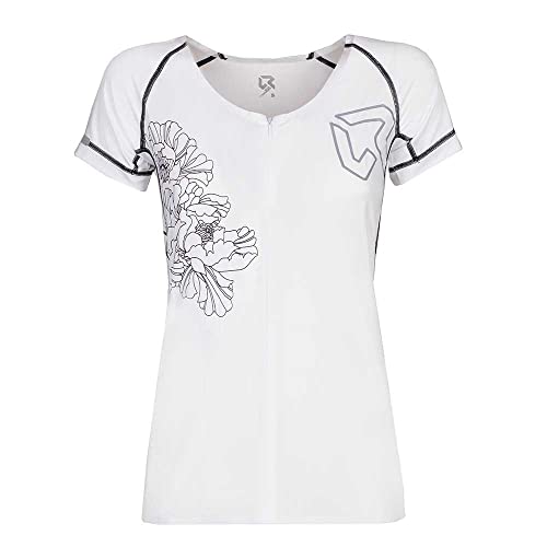 ROCK EXPERIENCE Women Daisuke P. SS HZ T-Shirt, 0006 Marshmallow+T346, M von Rock Experience