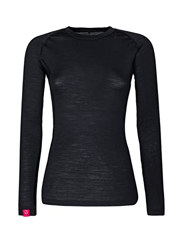 ROCK EXPERIENCE Women Makani 2.0 LS T-Shirt, Caviar, S von Rock Experience