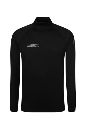 Rock Experience Herren Heaven Turtle Neck LS T-Shirt, Caviar, Large von Rock Experience