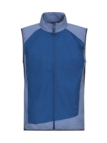 Rock Experience Herren Razor Blade Softshell Man Vest Jacke | Winddicht ärmellos, blau, L von Rock Experience