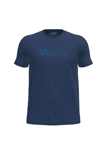 Rock Experience Herren Tangerine Trip Ss Man T-Shirt kurzen Ärmeln, Marineblau, Large von Rock Experience