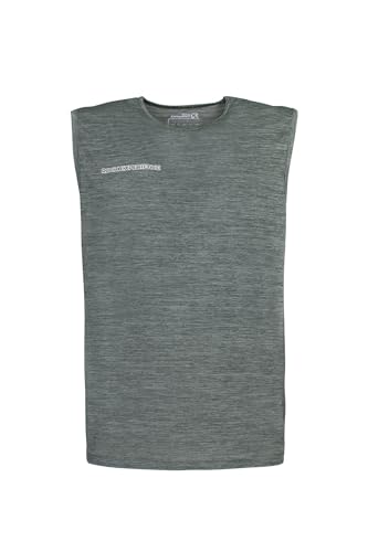 Rock Experience Herren Terminator 2.0 Sleeveless Man Tank Tanktop für Berge, olivgrün, 56 von Rock Experience