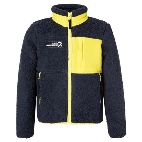 Rock Experience REJC00881-C621 Beaver Mock Neck FZ JUNIOR Fleece Sweatshirt Unisex 1330 Blue Nights+1809 Sulphur Spring 10/140 von Rock Experience