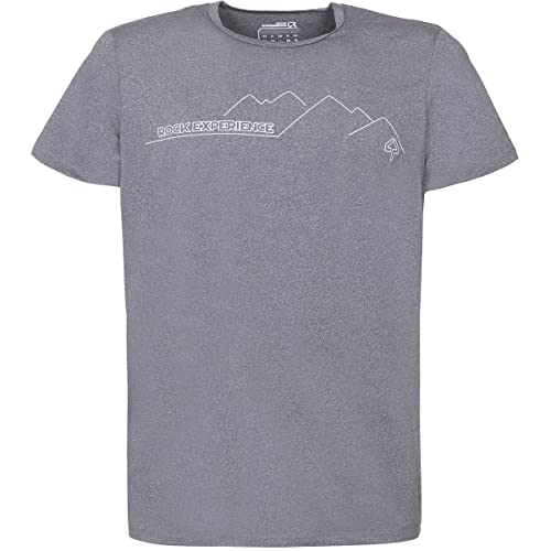 Rock Experience REMT01412 Chandler 2.0 SS T-Shirt Men's Ebony Melange L von Rock Experience