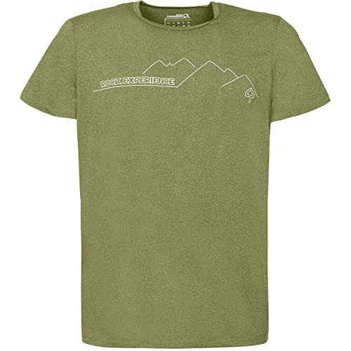 Rock Experience REMT01412 Chandler 2.0 SS T-Shirt Men's Olive Night Melange XL von Rock Experience