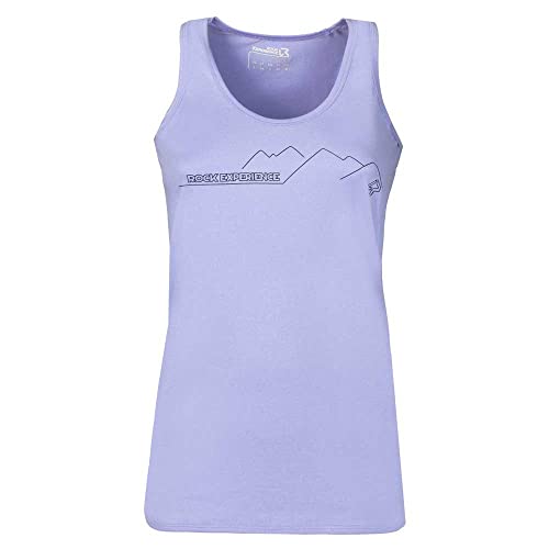 Rock Experience REWL00521 Chandler Tank T-Shirt Women's Baby Lavender Melange M von Rock Experience