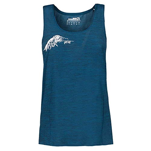 Rock Experience REWL00541 Terminator Tank T-Shirt Women's Moroccan Blue Melange M von Rock Experience