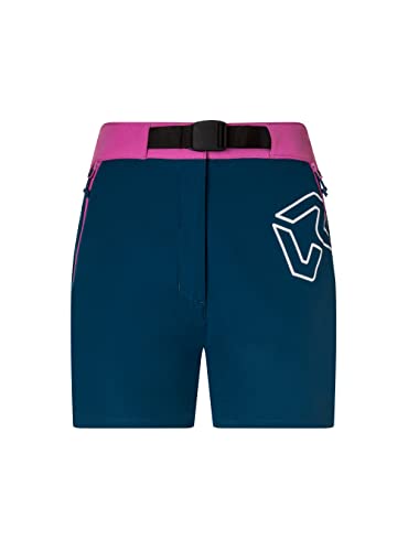 Rock Experience REWP03291 Scarlet Runner Pants Women's 1484 Moroccan Blue+0834 SUPER PINK L von Rock Experience